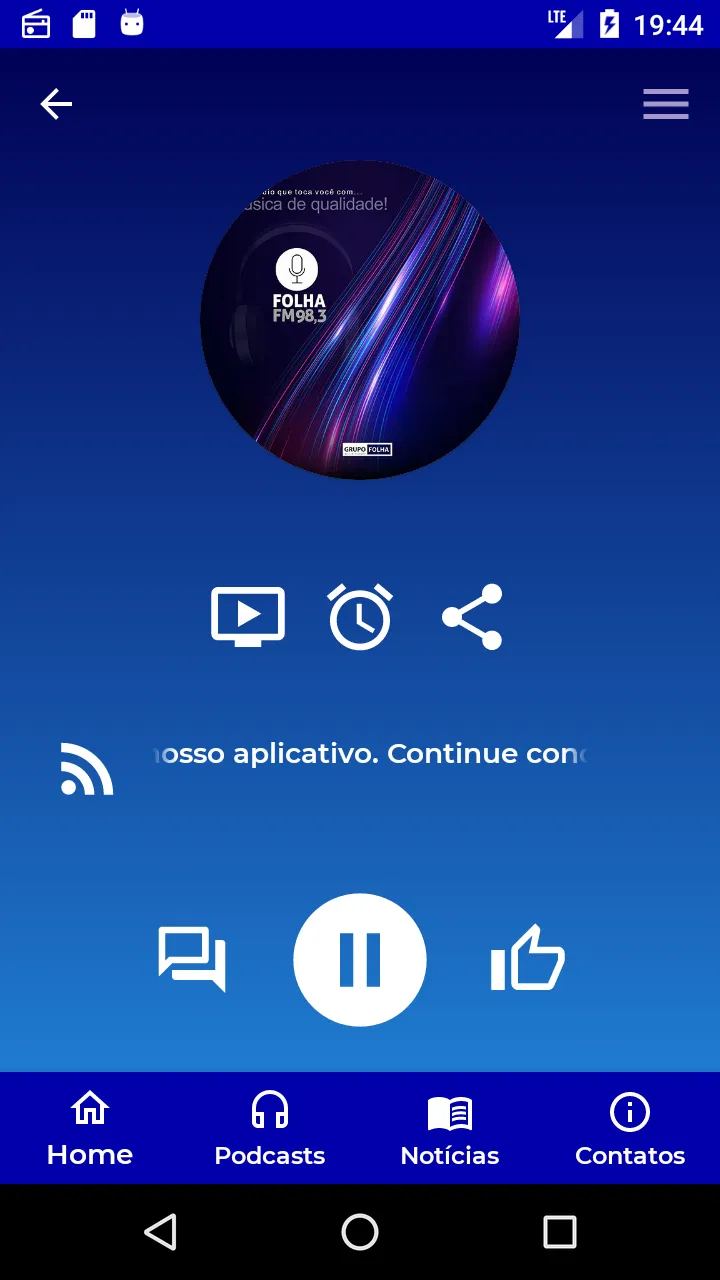 Folha FM 98,3 | Indus Appstore | Screenshot