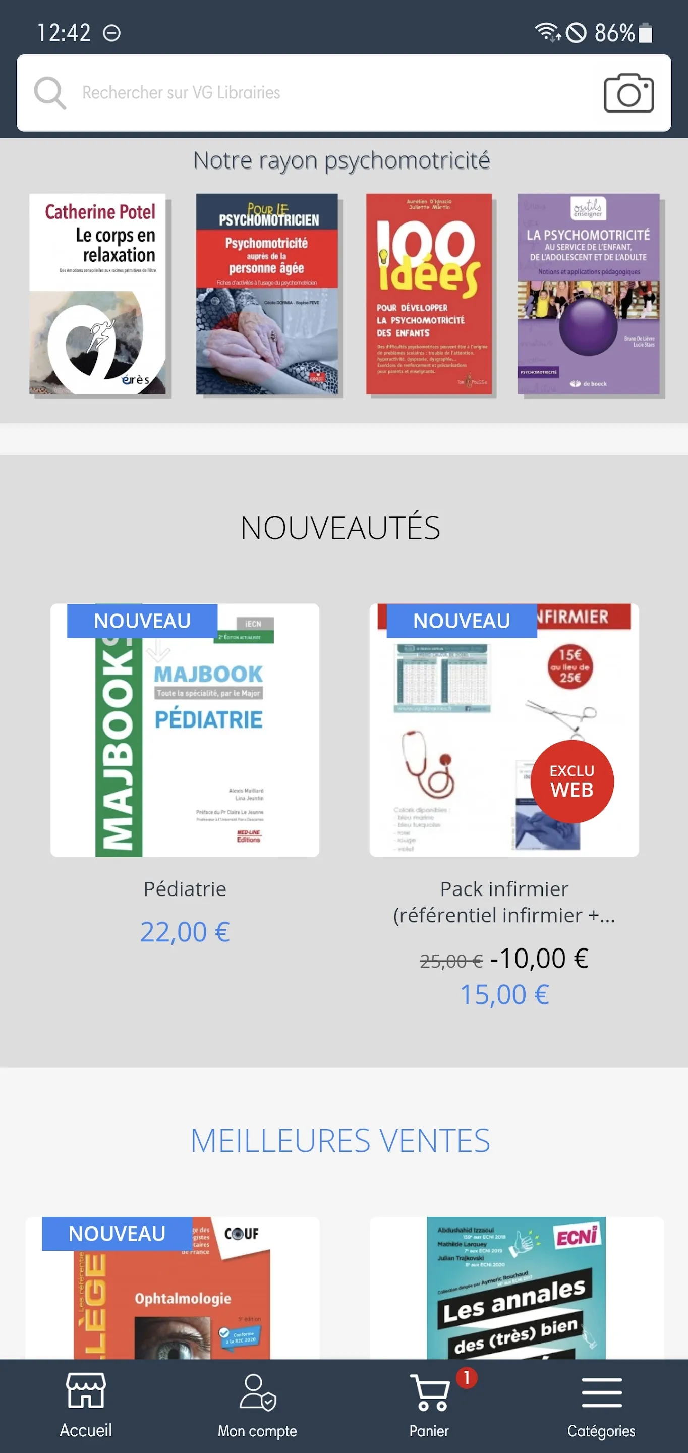 VG Librairies | Indus Appstore | Screenshot