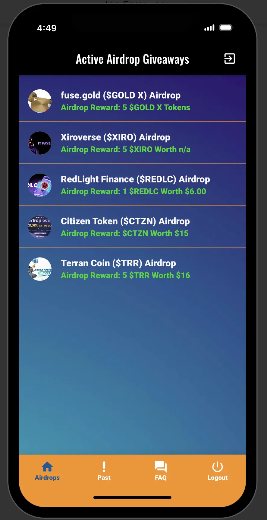 Airdrop Hunter: Earn Crypto | Indus Appstore | Screenshot