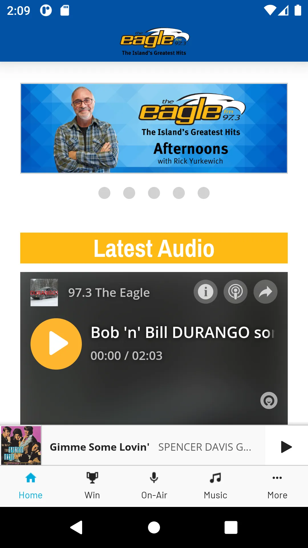 97.3 The Eagle | Indus Appstore | Screenshot