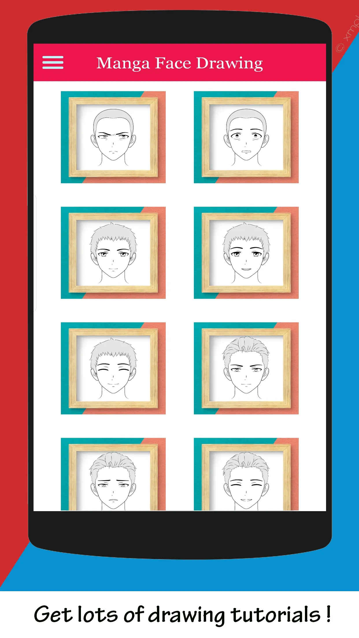 How to Draw Anime Man's Face | Indus Appstore | Screenshot