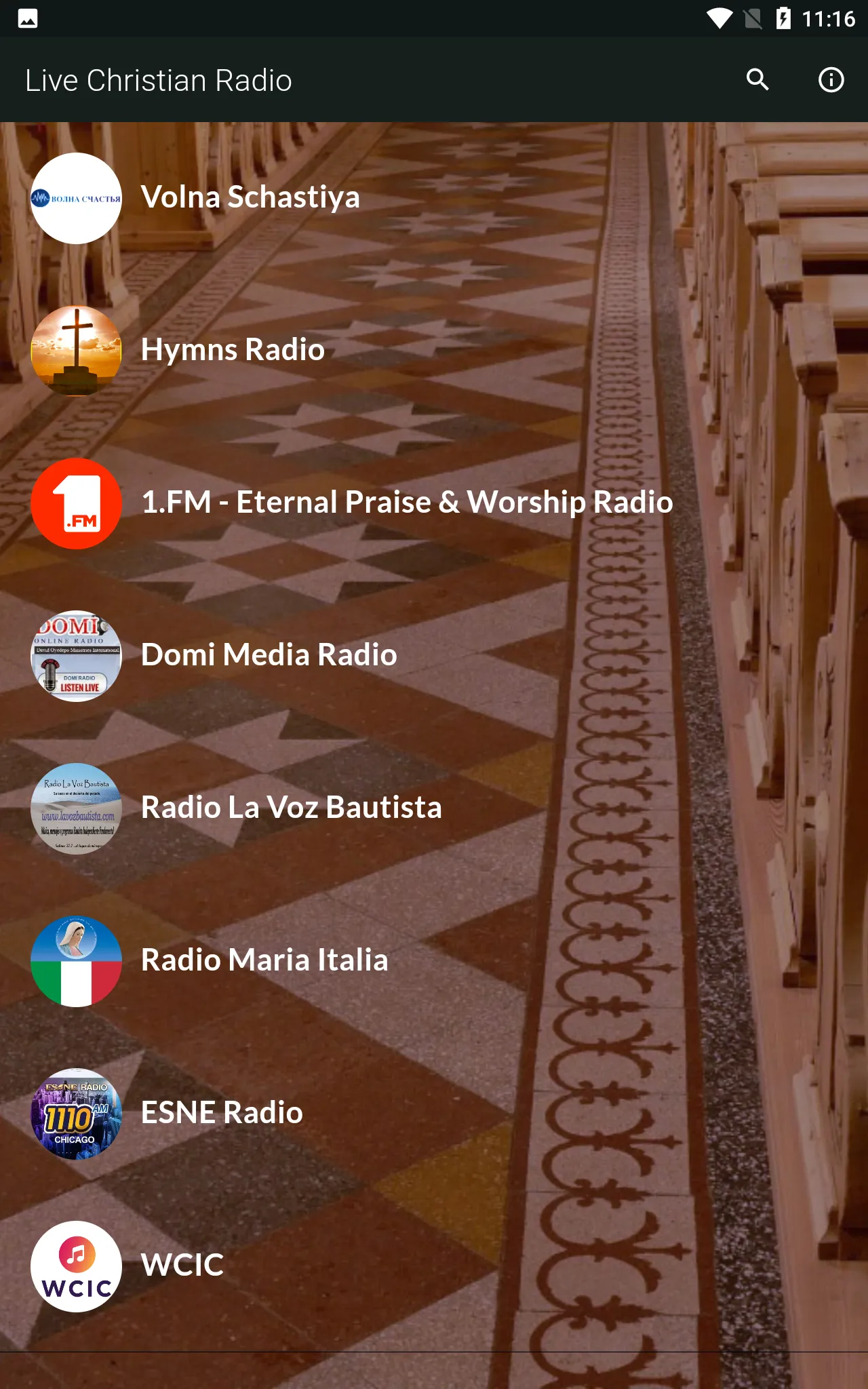 Live Christian Radio-Hymns | Indus Appstore | Screenshot