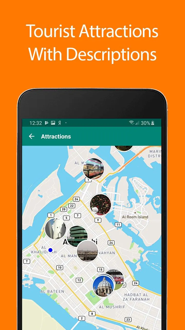 Abu Dhabi Offline Map and Trav | Indus Appstore | Screenshot