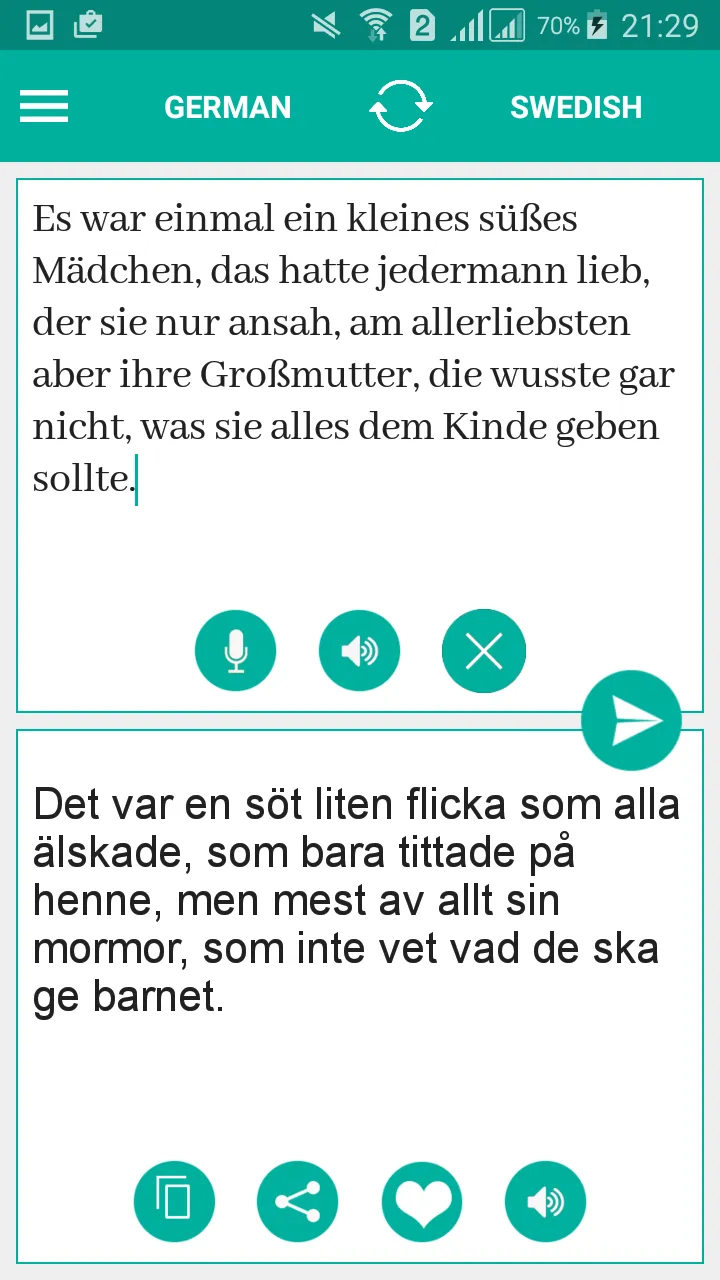 Swedish German Translator | Indus Appstore | Screenshot