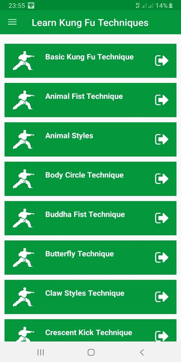 Learn Kung Fu Techniques | Indus Appstore | Screenshot