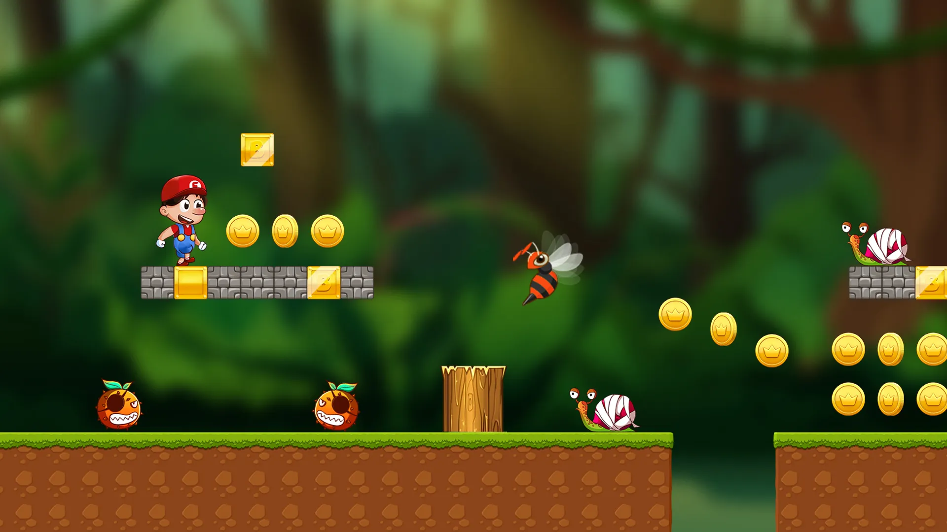 Super Bros Run: Jungle World | Indus Appstore | Screenshot