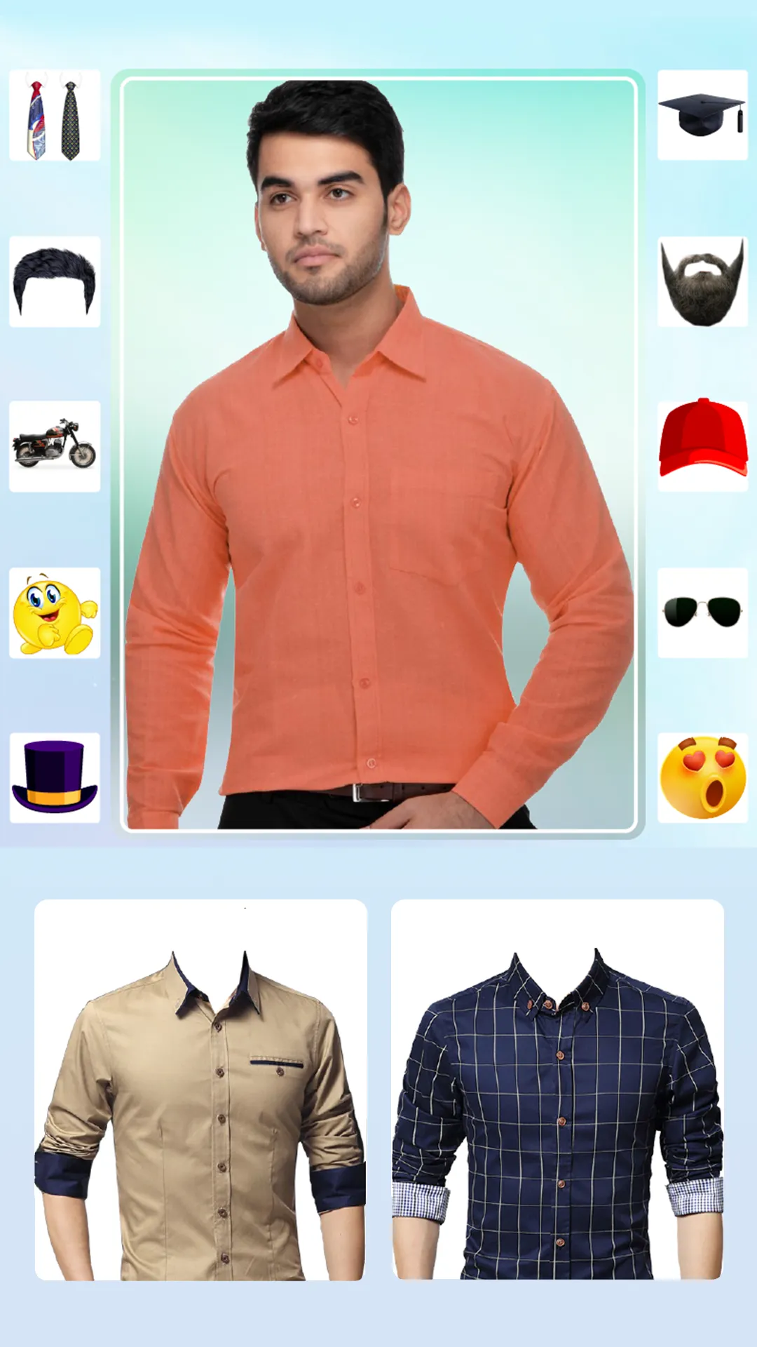 Men Formal Shirt Photo Editor | Indus Appstore | Screenshot