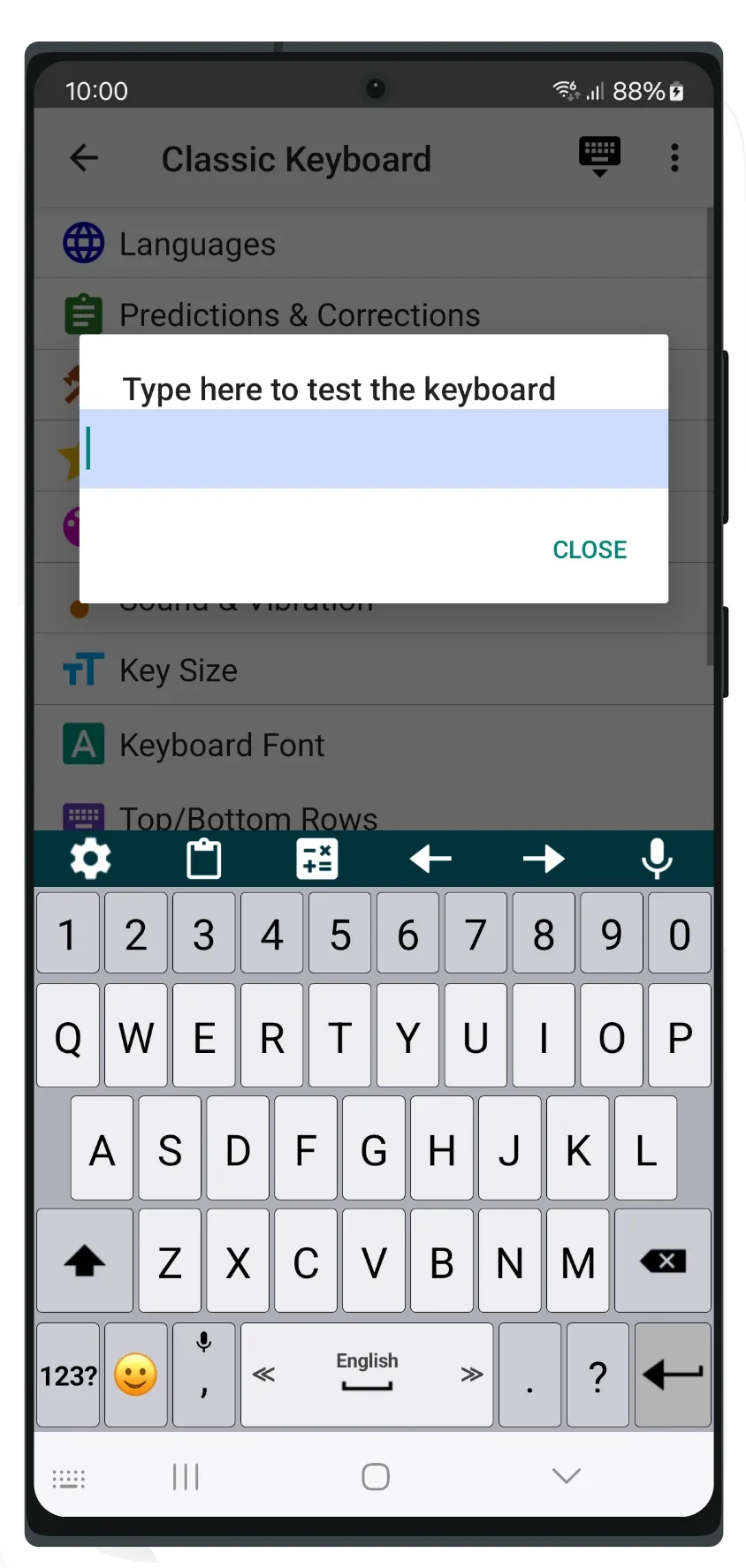 Classic Big Keyboard | Indus Appstore | Screenshot