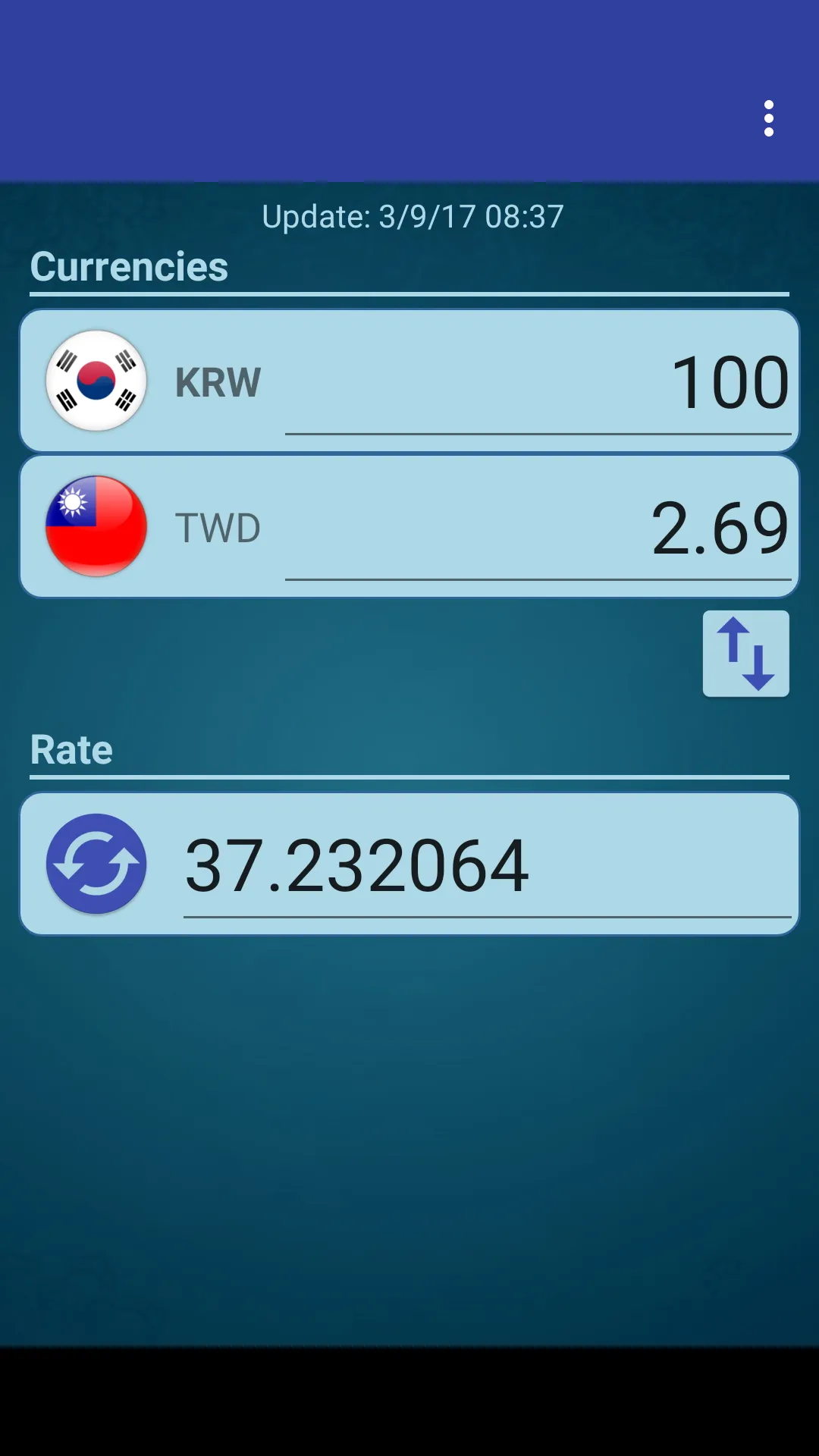 KRW Won x New Taiwan Dollar | Indus Appstore | Screenshot