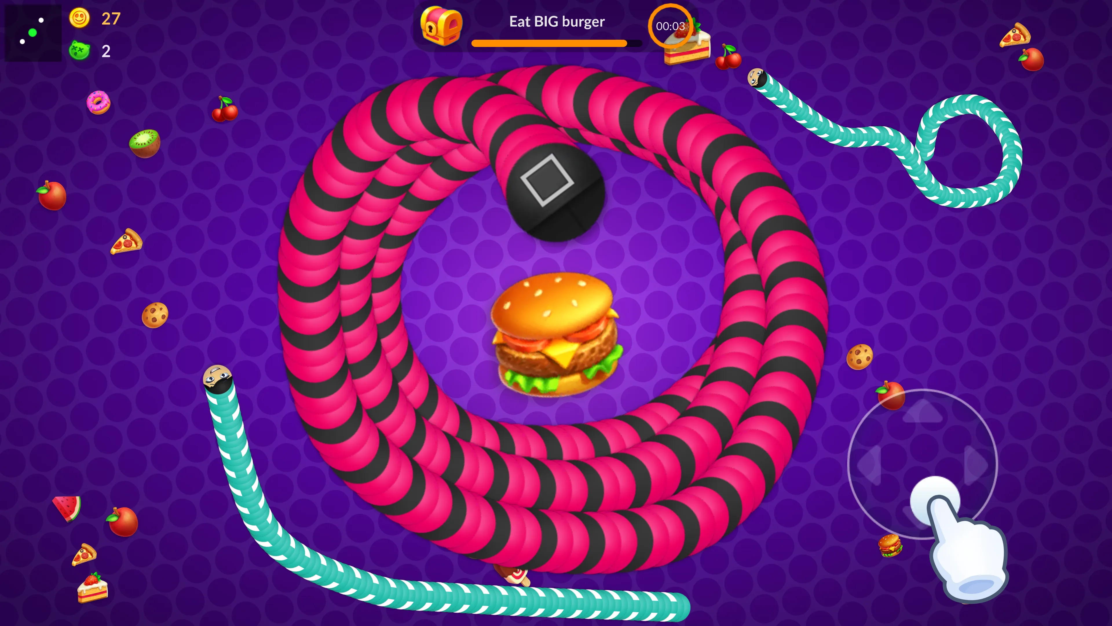 Snake vs Worms: Fun .io Zone | Indus Appstore | Screenshot