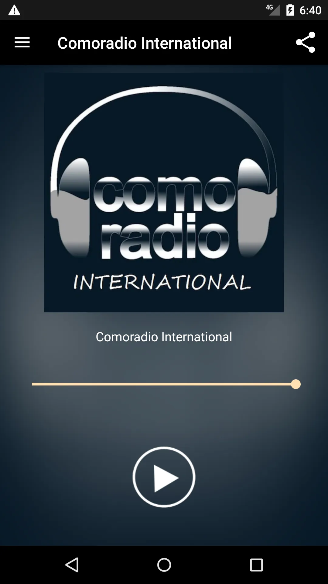 Comoradio International | Indus Appstore | Screenshot