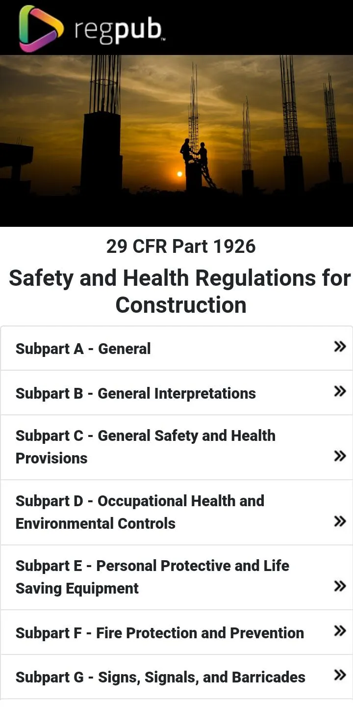 OSHA Construction | Indus Appstore | Screenshot