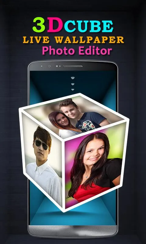 3D Cube Live Wallpaper Editor | Indus Appstore | Screenshot