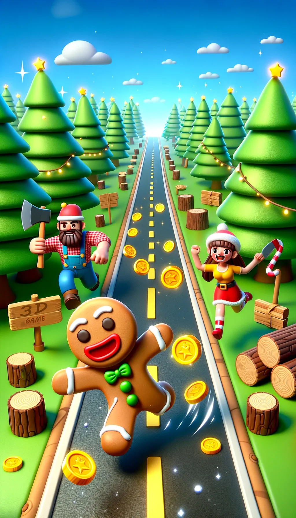 Gingerbread Man escape 3D | Indus Appstore | Screenshot