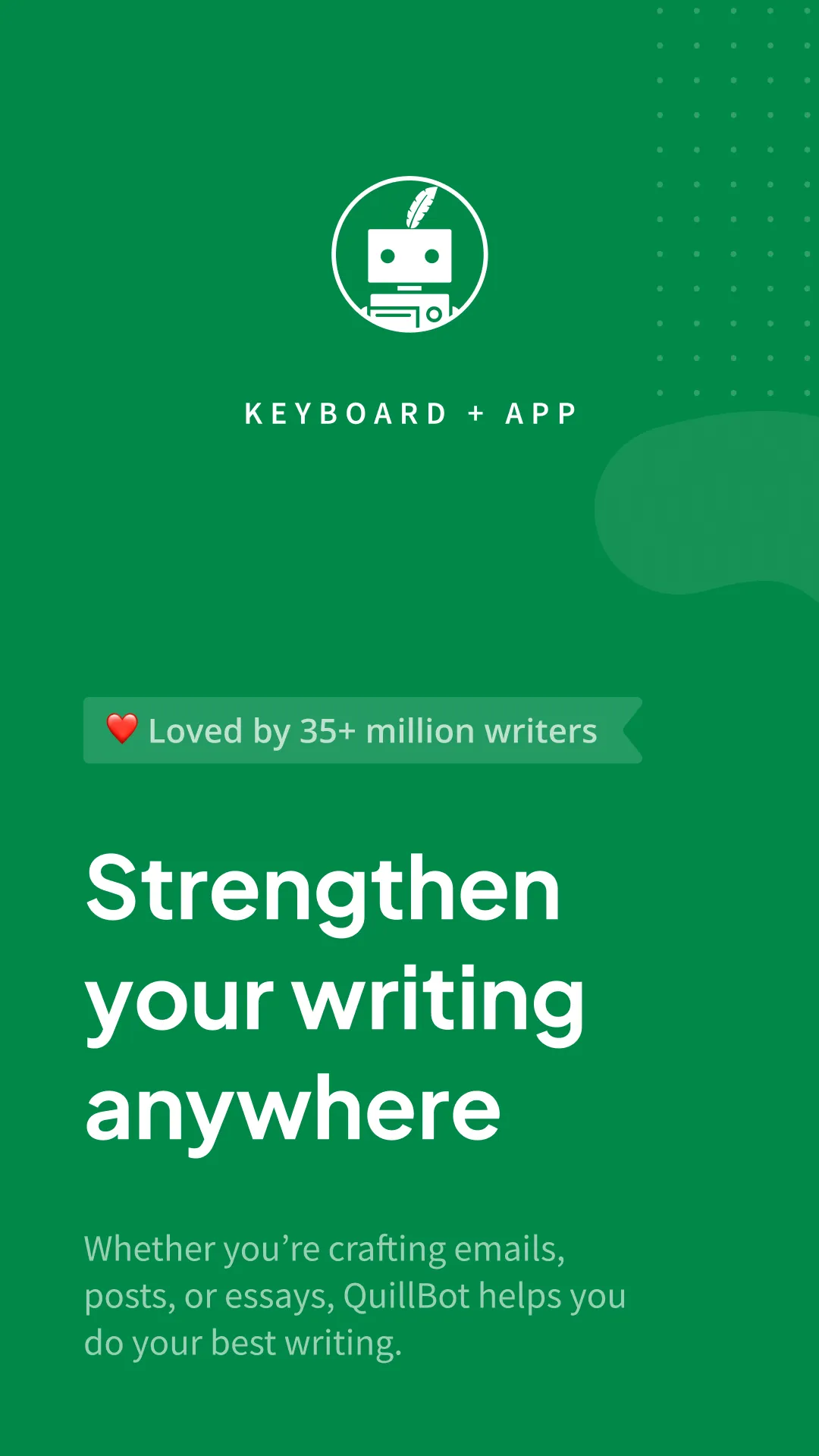 QuillBot - AI Writing Keyboard | Indus Appstore | Screenshot