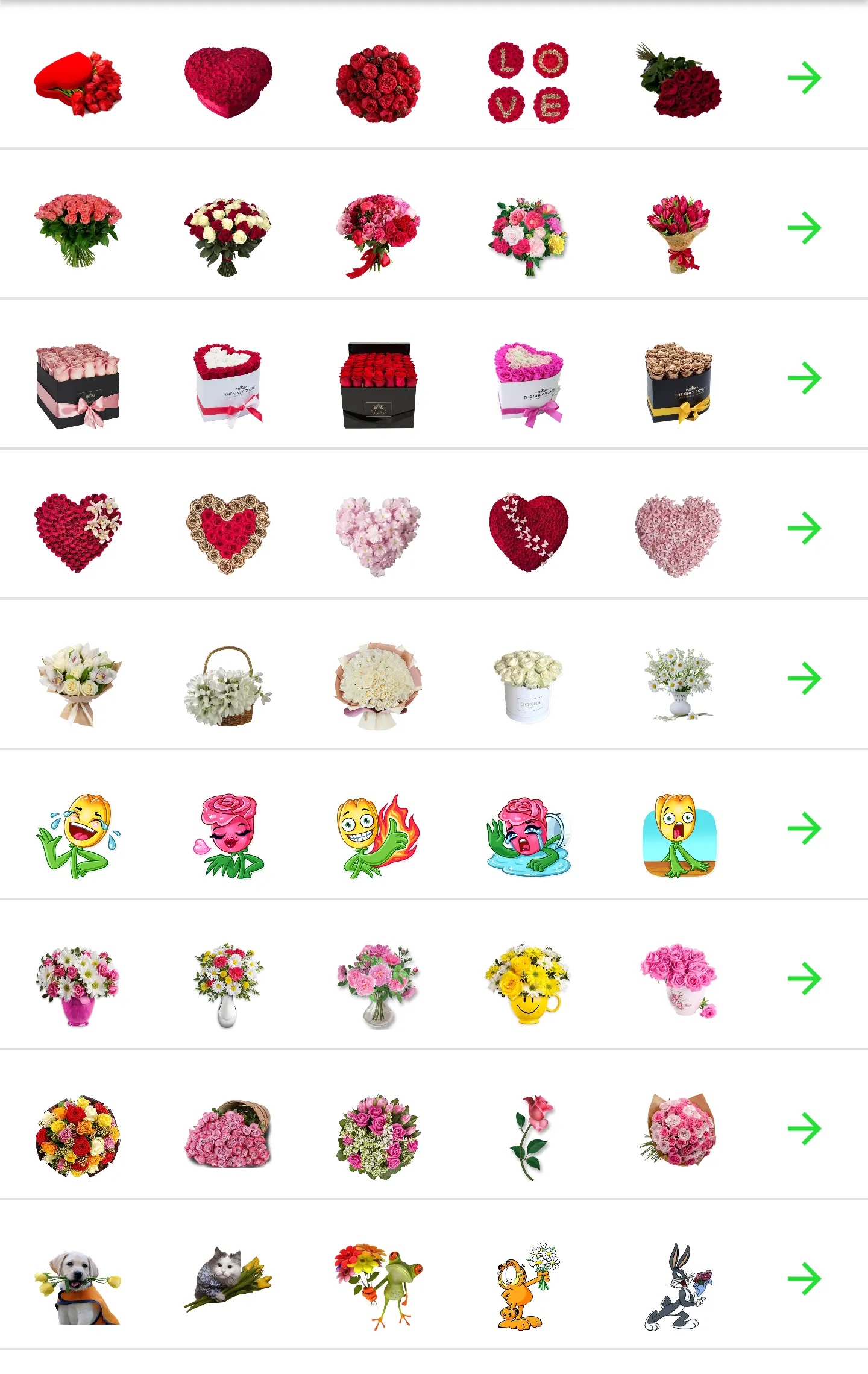 Flowers Stickers - WASticker | Indus Appstore | Screenshot