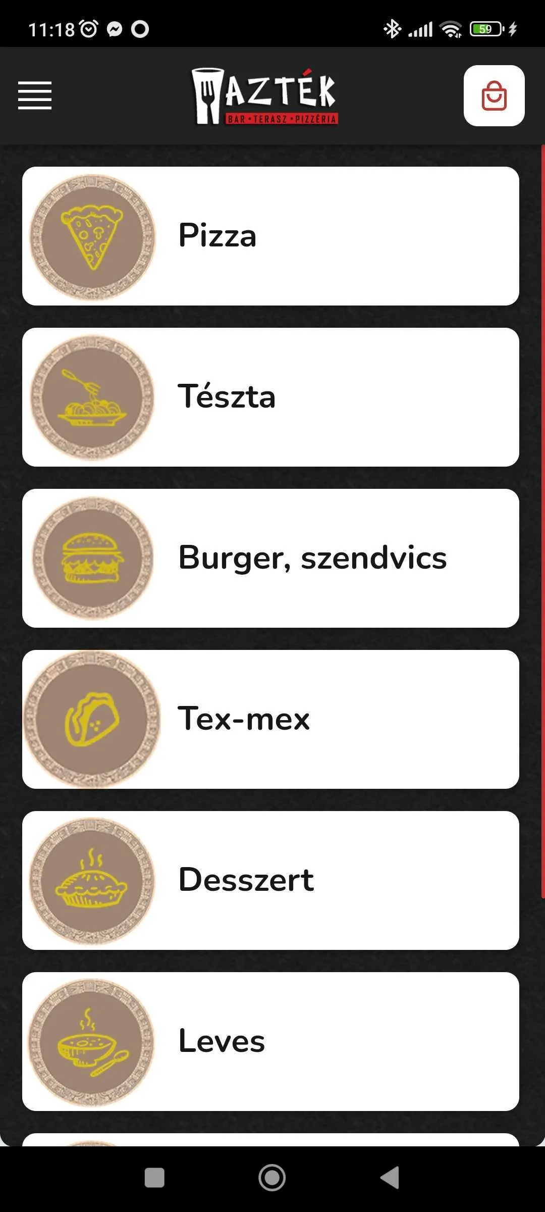 Azték Pizzéria | Indus Appstore | Screenshot