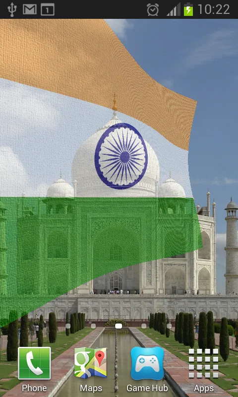 India Flag Live Wallpaper | Indus Appstore | Screenshot