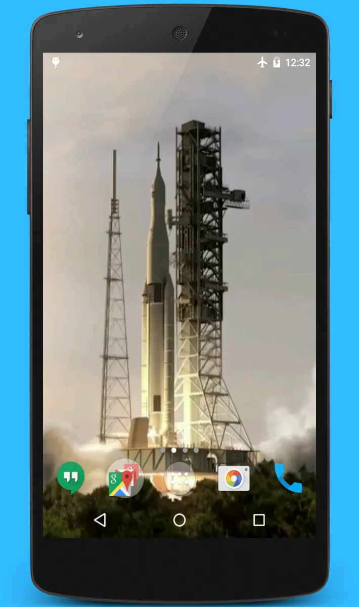 Space Rocket Video Wallpaper | Indus Appstore | Screenshot