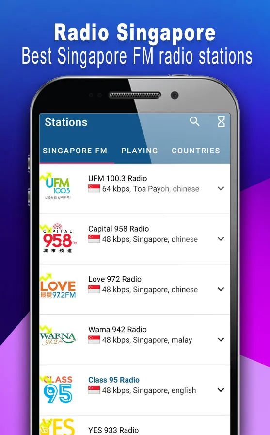 Radio Singapore - Singapore FM | Indus Appstore | Screenshot