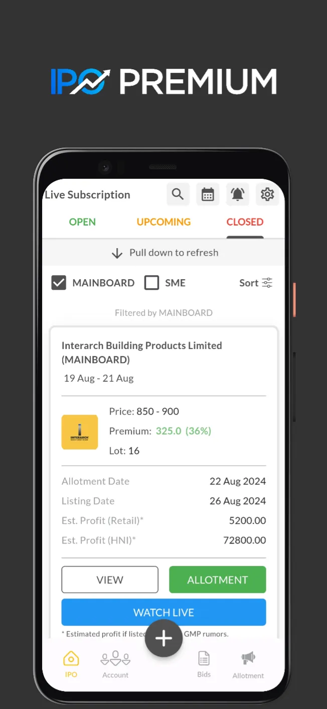 IPO Premium | Indus Appstore | Screenshot