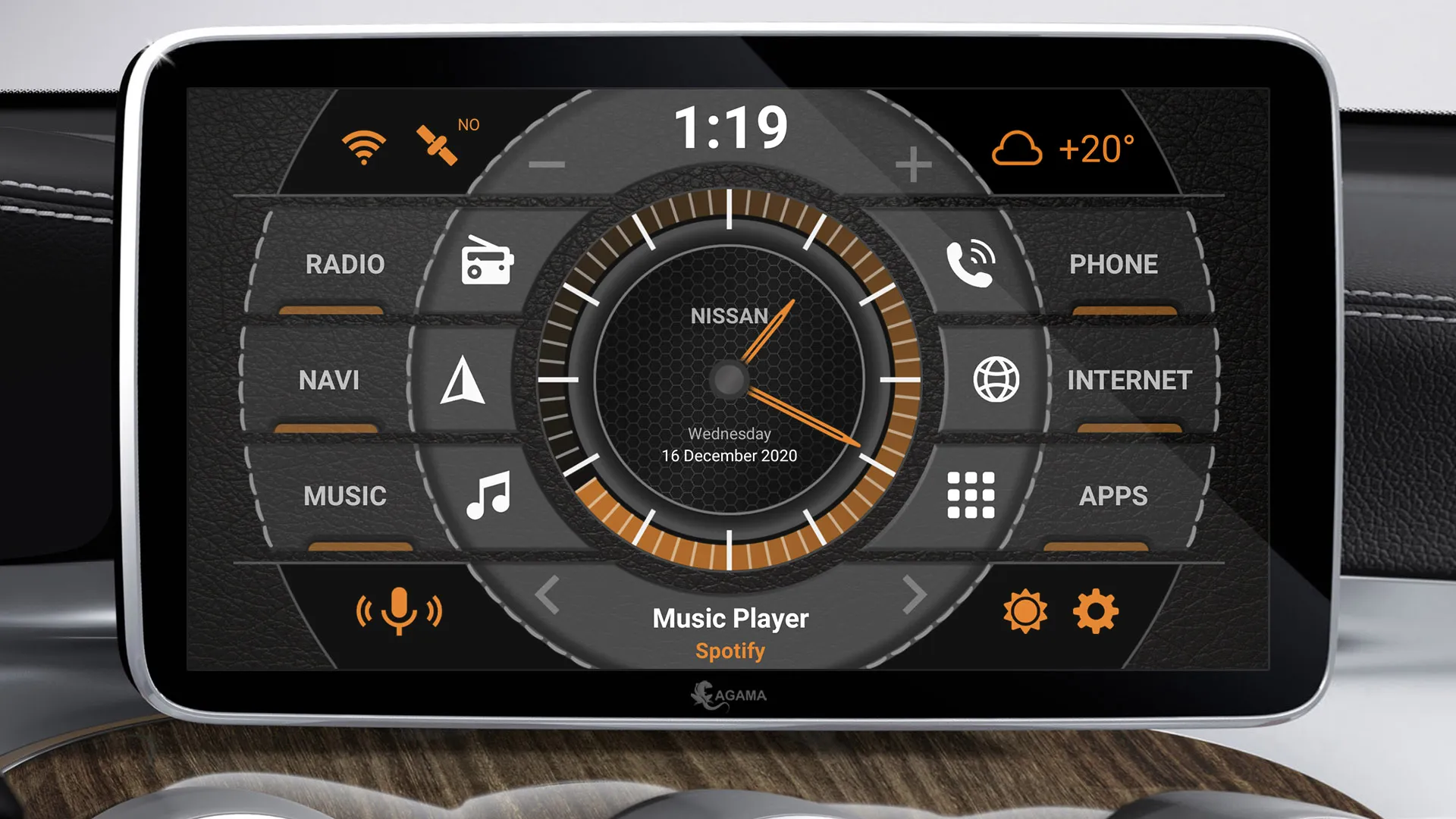 AGAMA Car Launcher | Indus Appstore | Screenshot