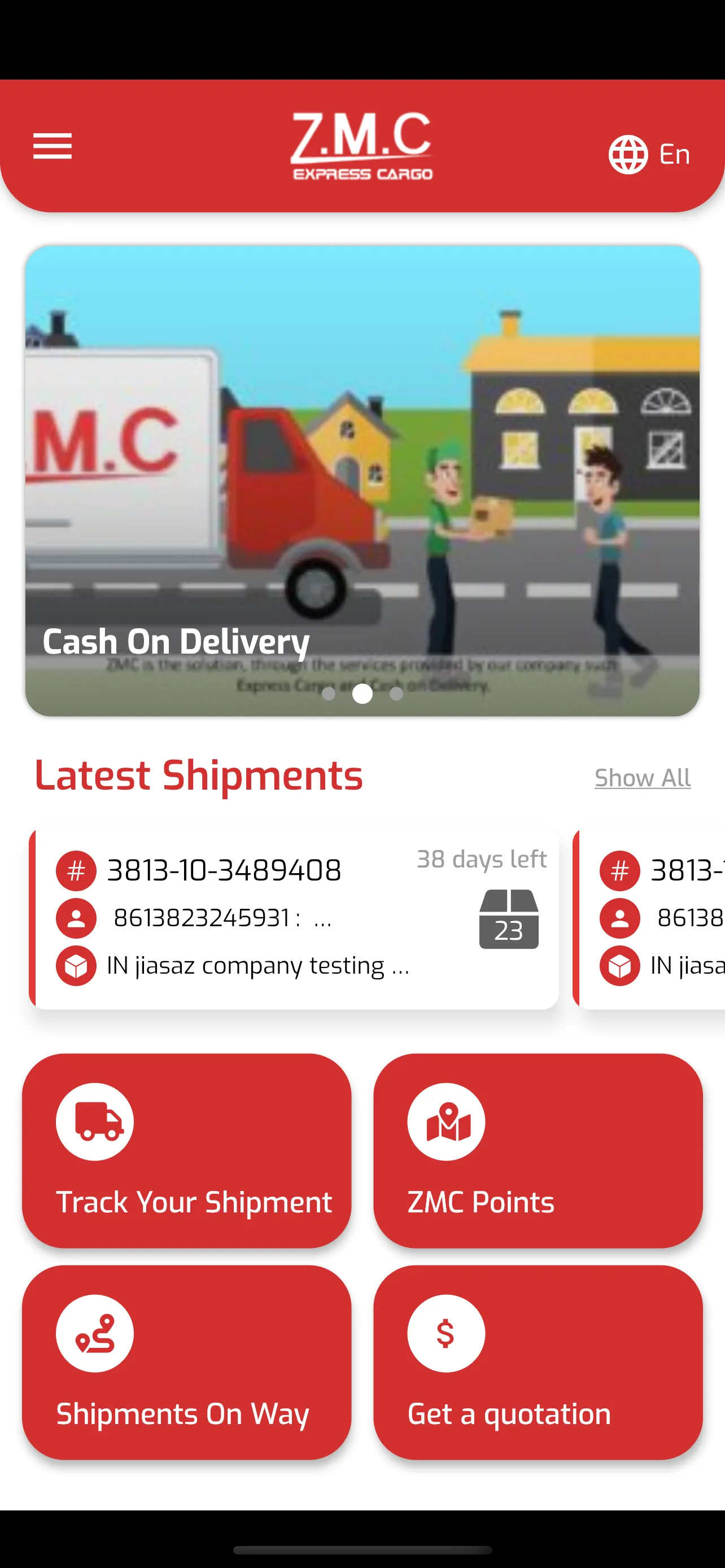 Zmc Customer | Indus Appstore | Screenshot