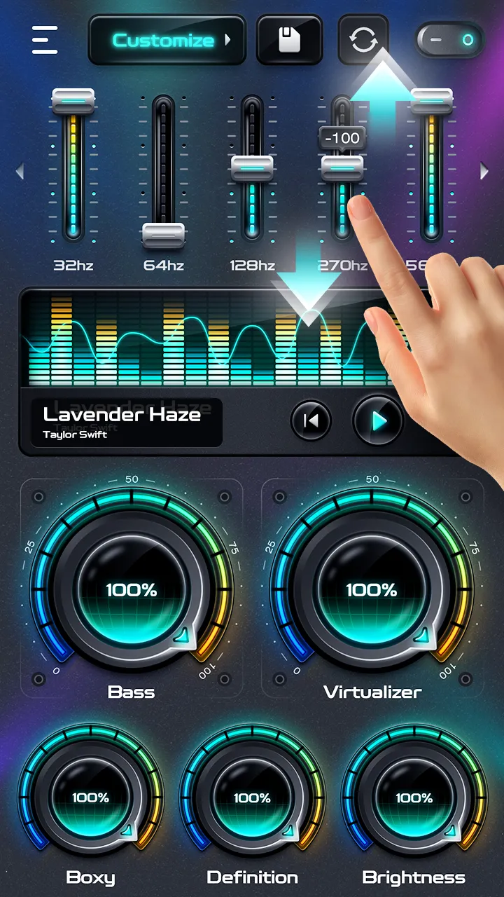 Bass Booster & Equalizer | Indus Appstore | Screenshot