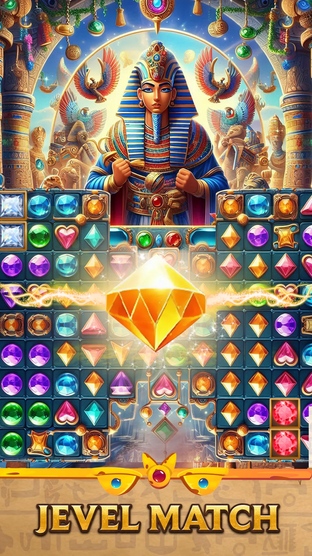 Pharaoh's Jewel Puzzle Game | Indus Appstore | Screenshot