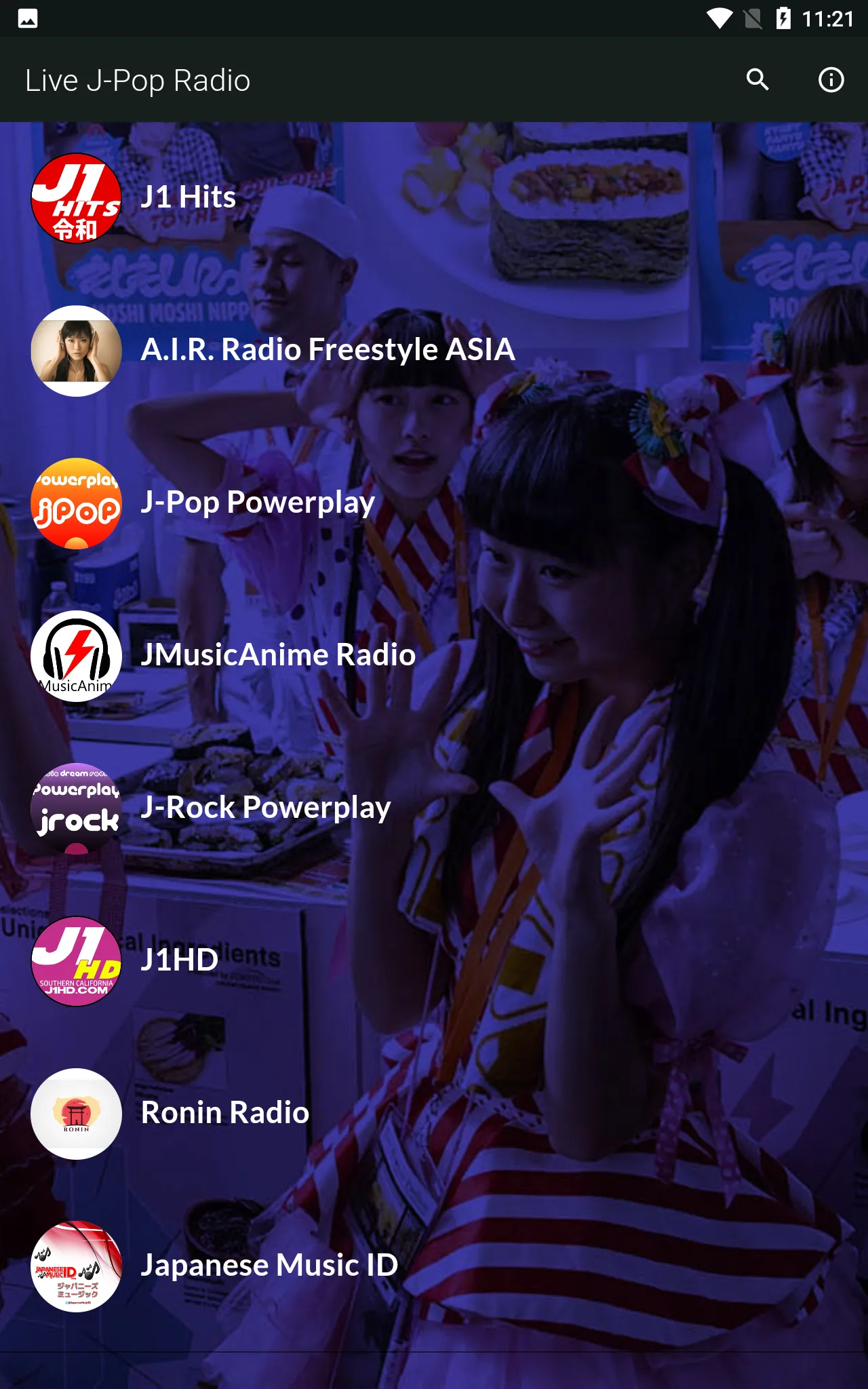 Live J-Pop Radio: Anime | Indus Appstore | Screenshot