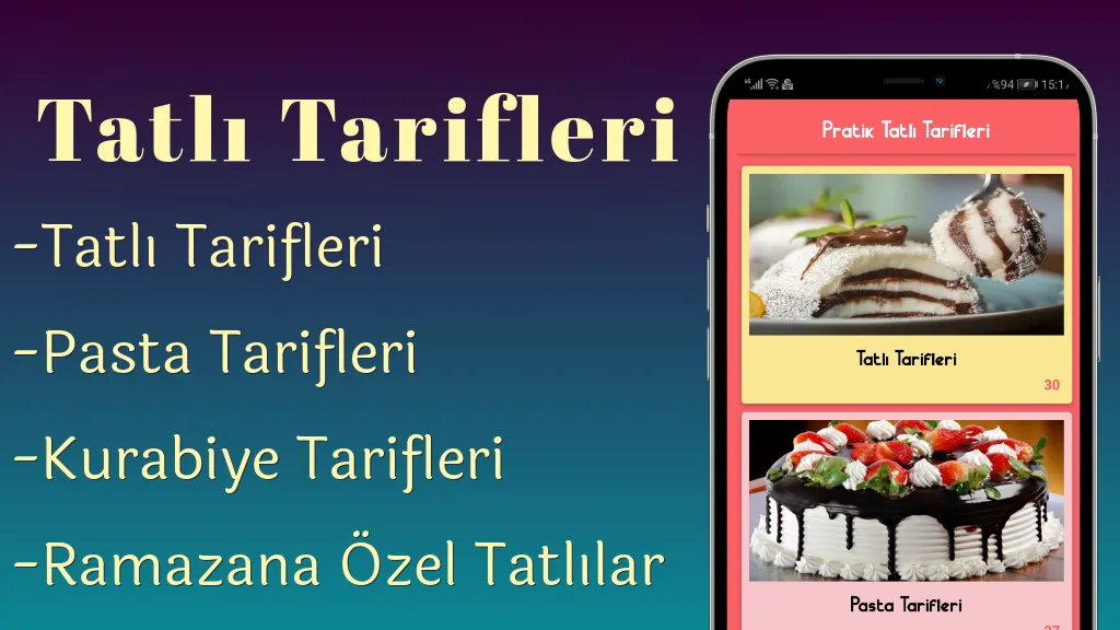 Tatlı Tarifleri - İnternetsiz | Indus Appstore | Screenshot