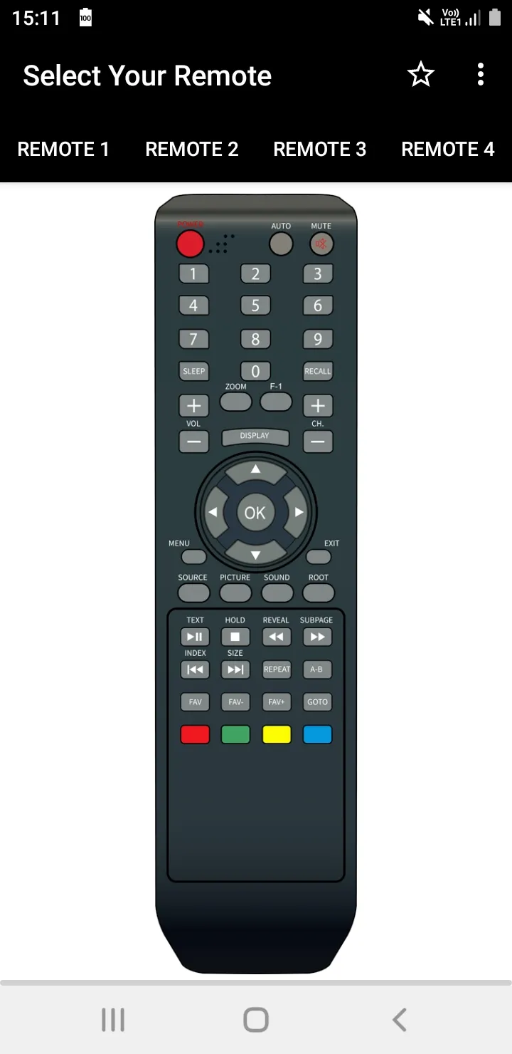 VU TV Remote | Indus Appstore | Screenshot