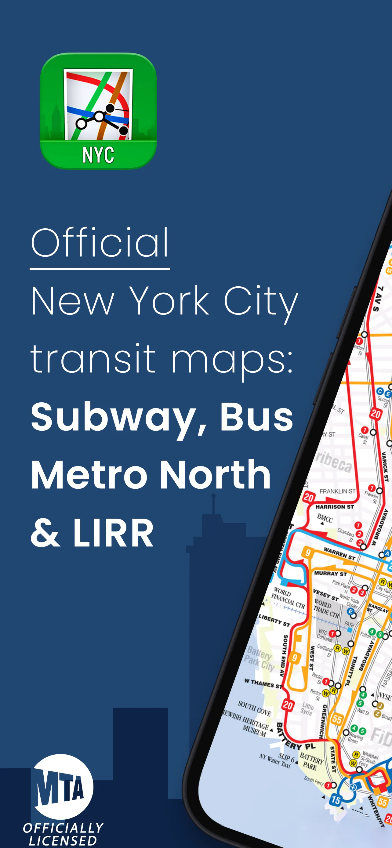 NYC Subway Map & MTA Bus Maps | Indus Appstore | Screenshot