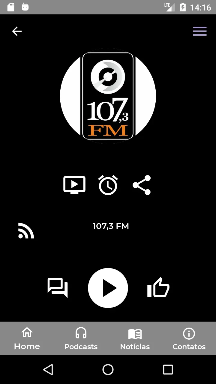 Rádio 107 FM | Indus Appstore | Screenshot