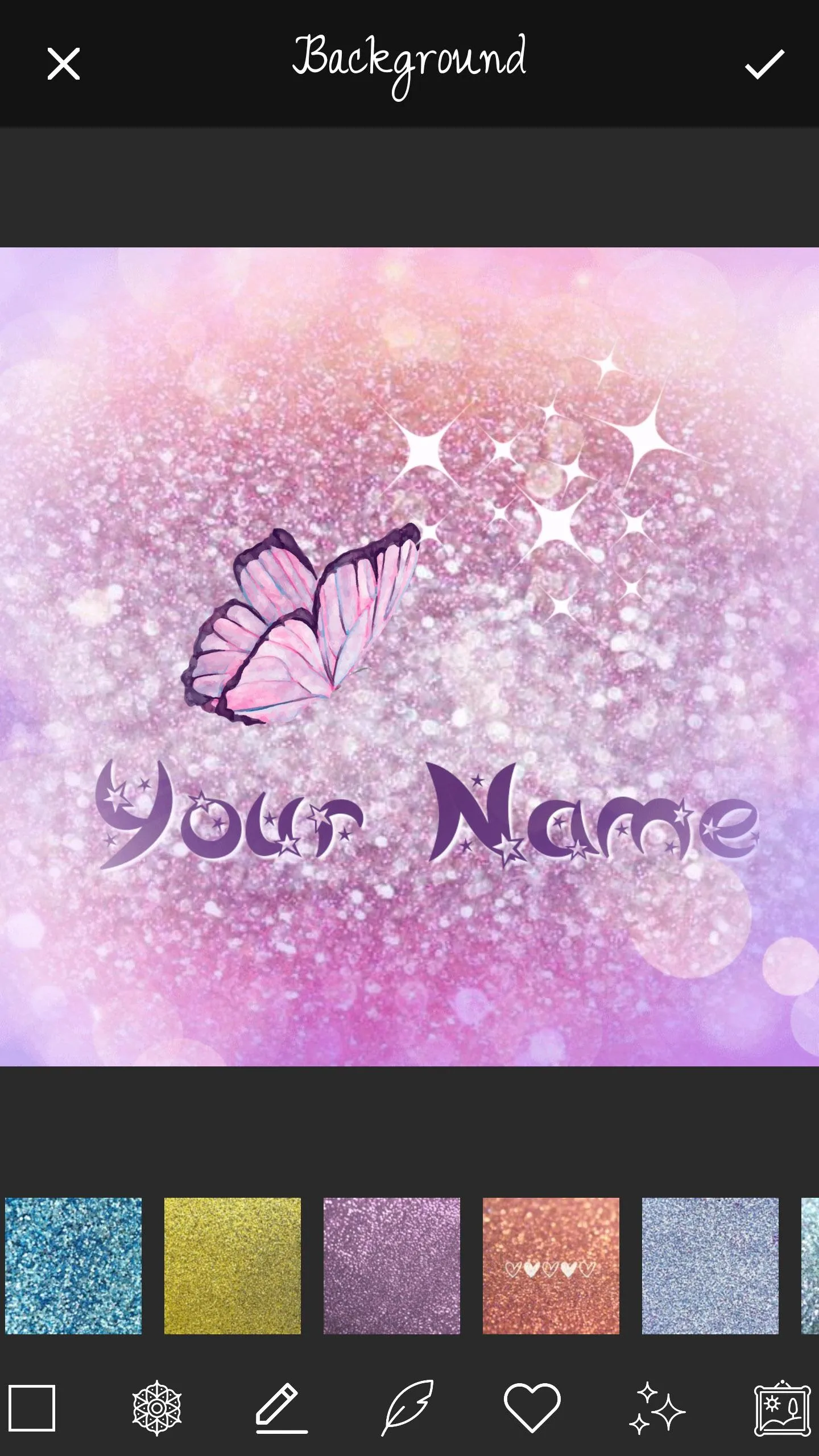 Glitter Name Art Maker | Indus Appstore | Screenshot