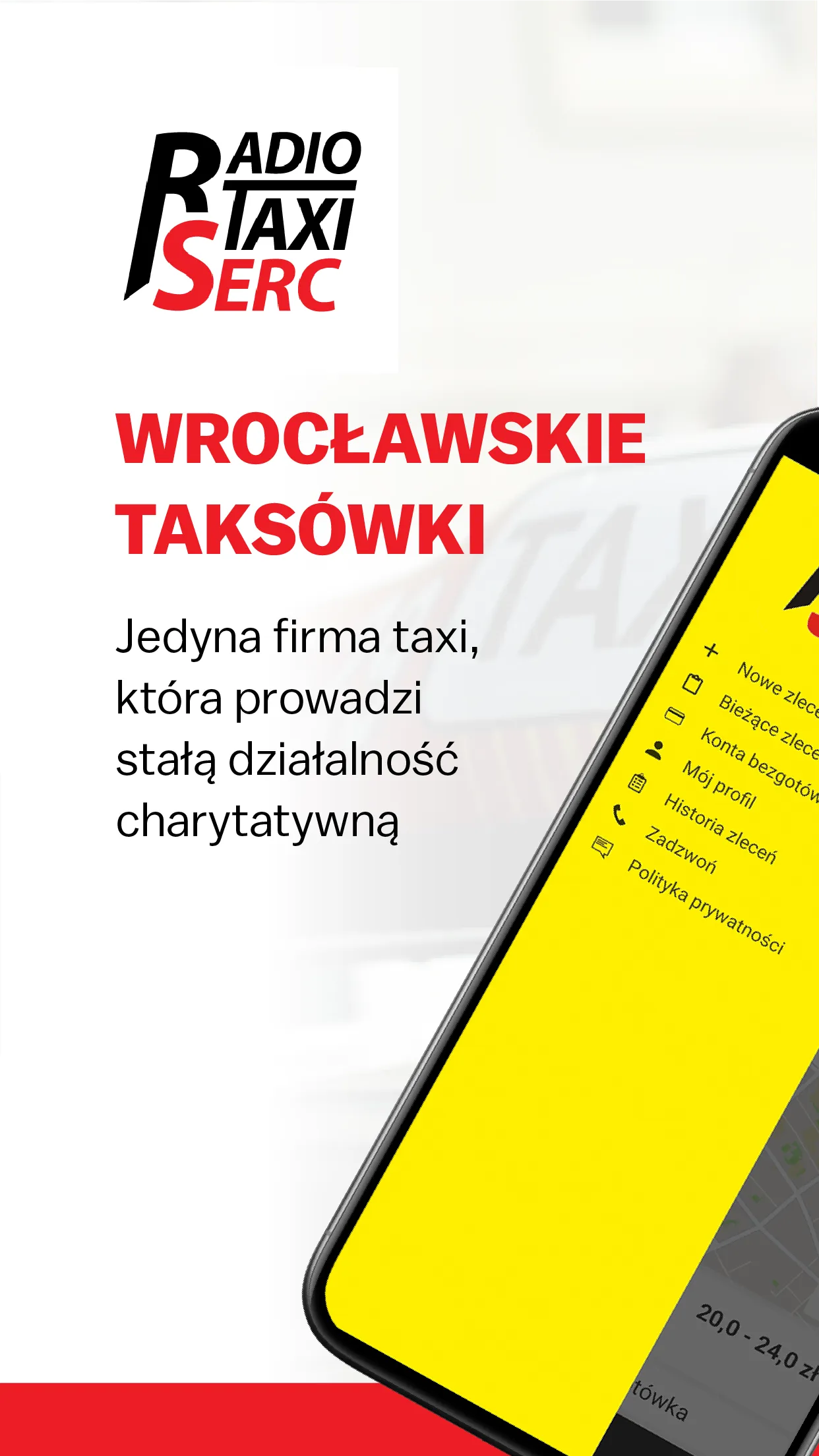 Radio Taxi Serc Wrocław | Indus Appstore | Screenshot