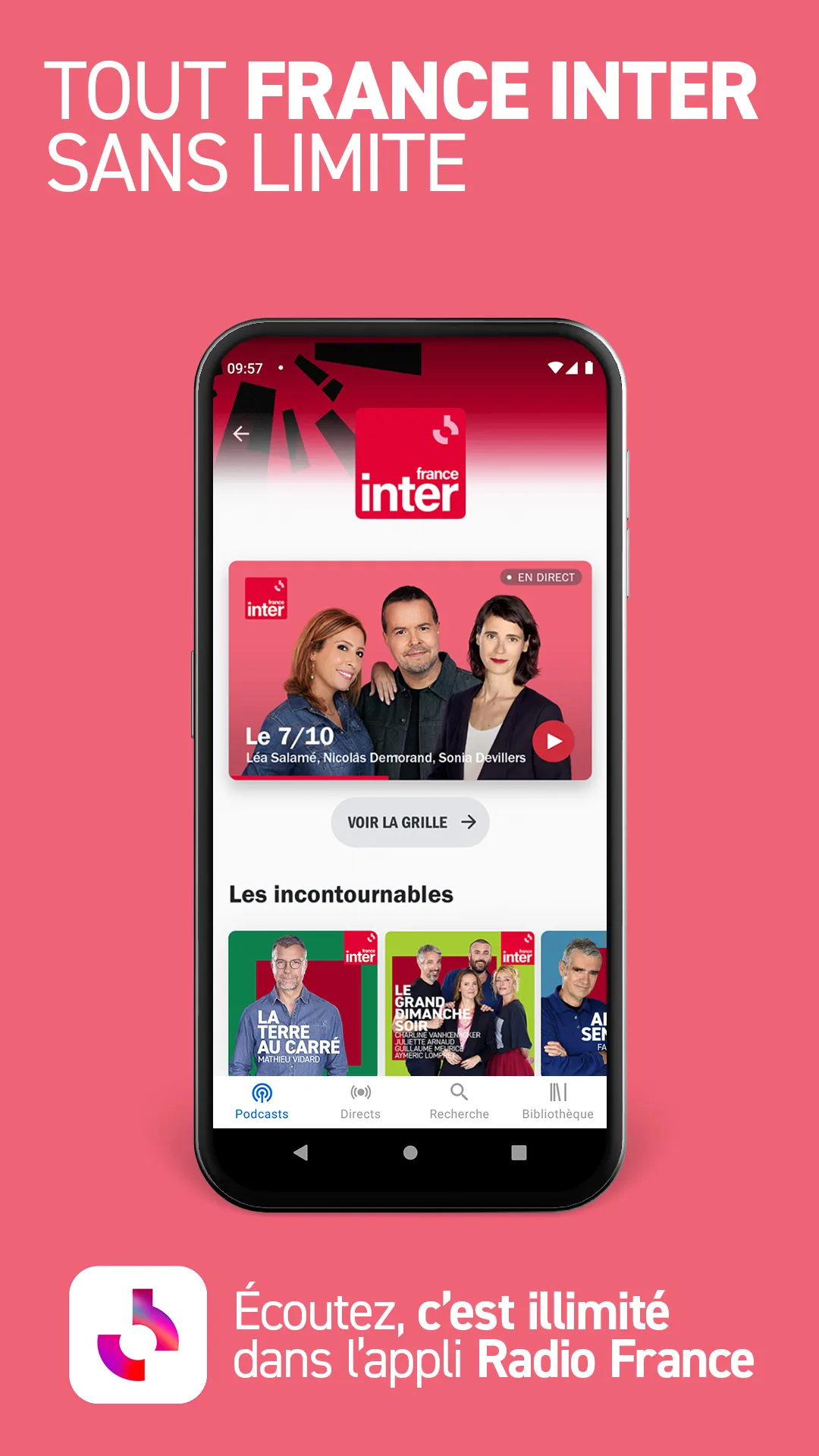 France Inter - radio, actus | Indus Appstore | Screenshot