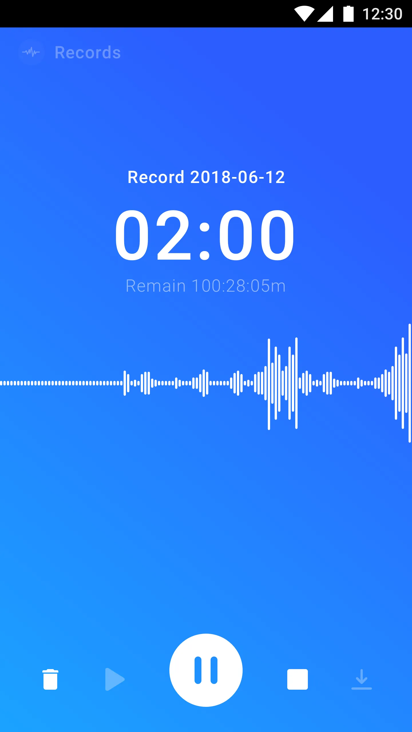 Voice Recorder+ Audio record | Indus Appstore | Screenshot