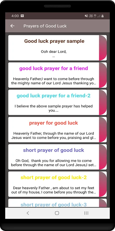 Prayers of good luck | Indus Appstore | Screenshot