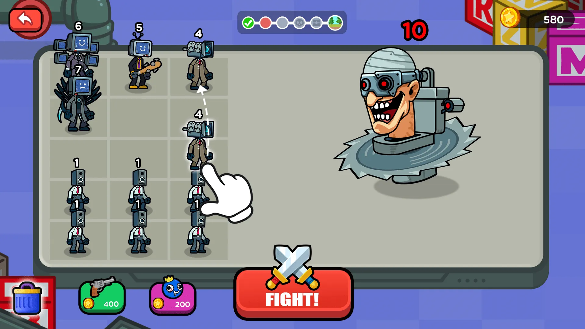 Merge War Monster Fight | Indus Appstore | Screenshot