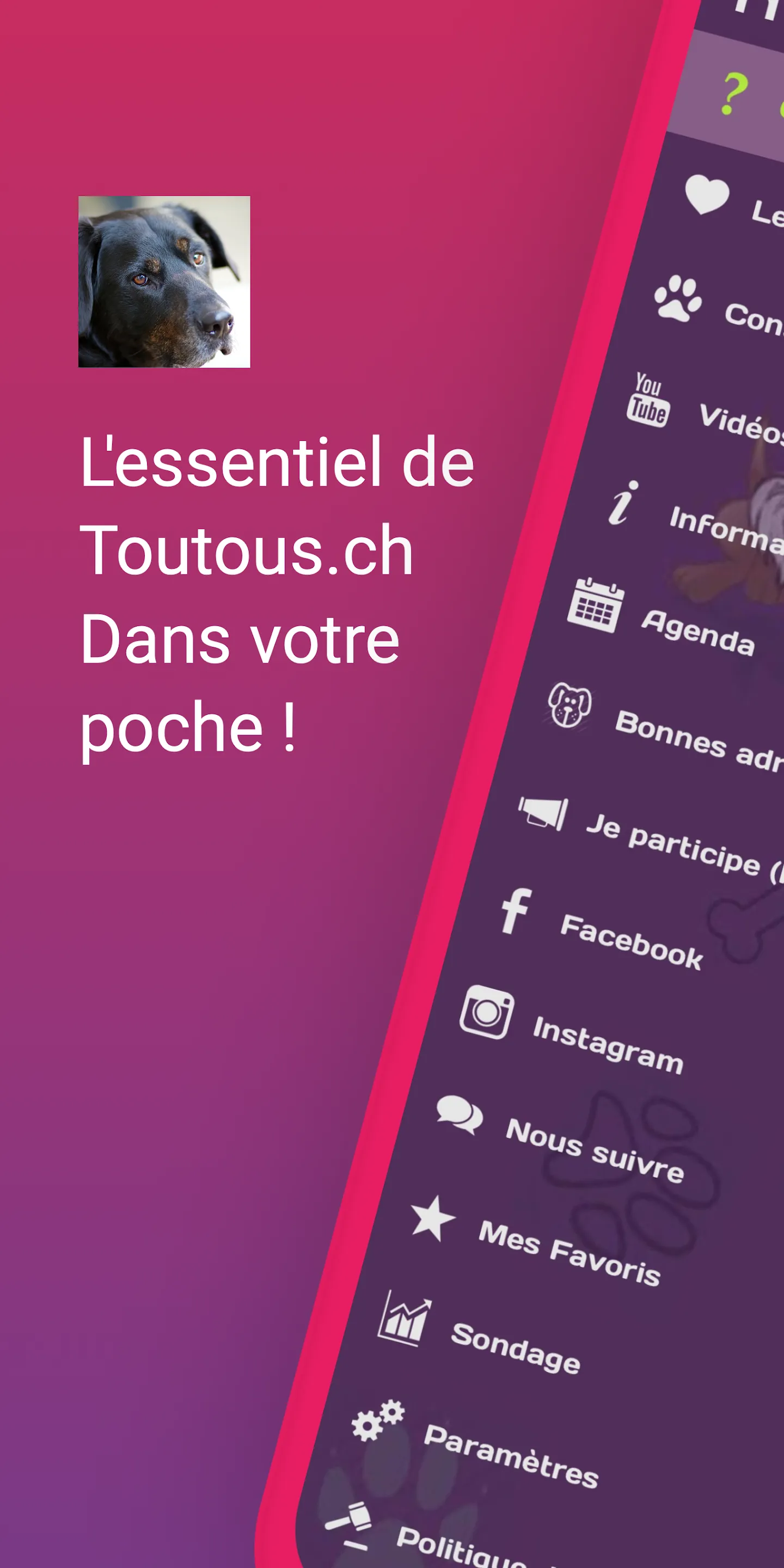 Toutous.ch | Indus Appstore | Screenshot