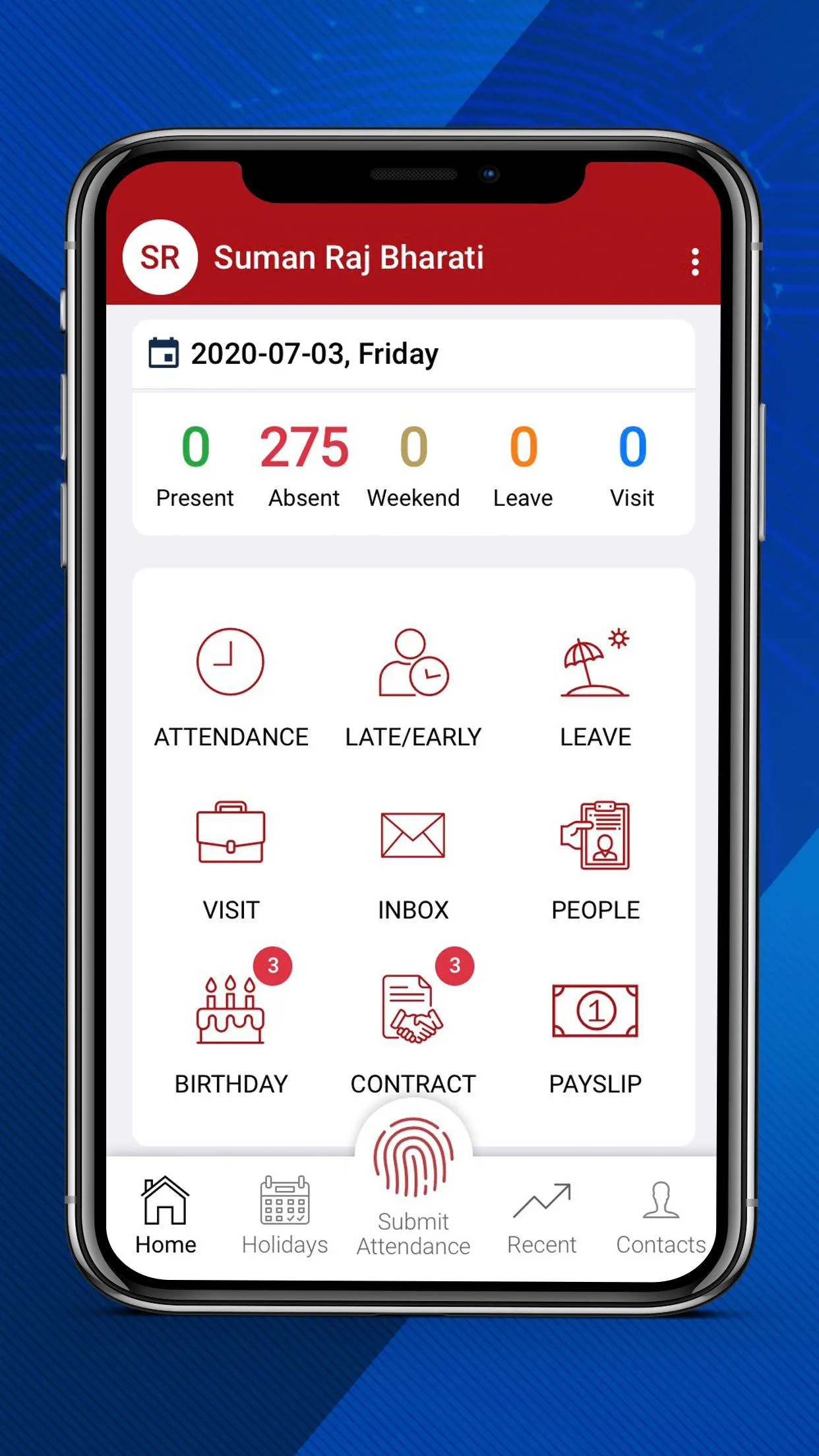 eAttendance.com | Indus Appstore | Screenshot