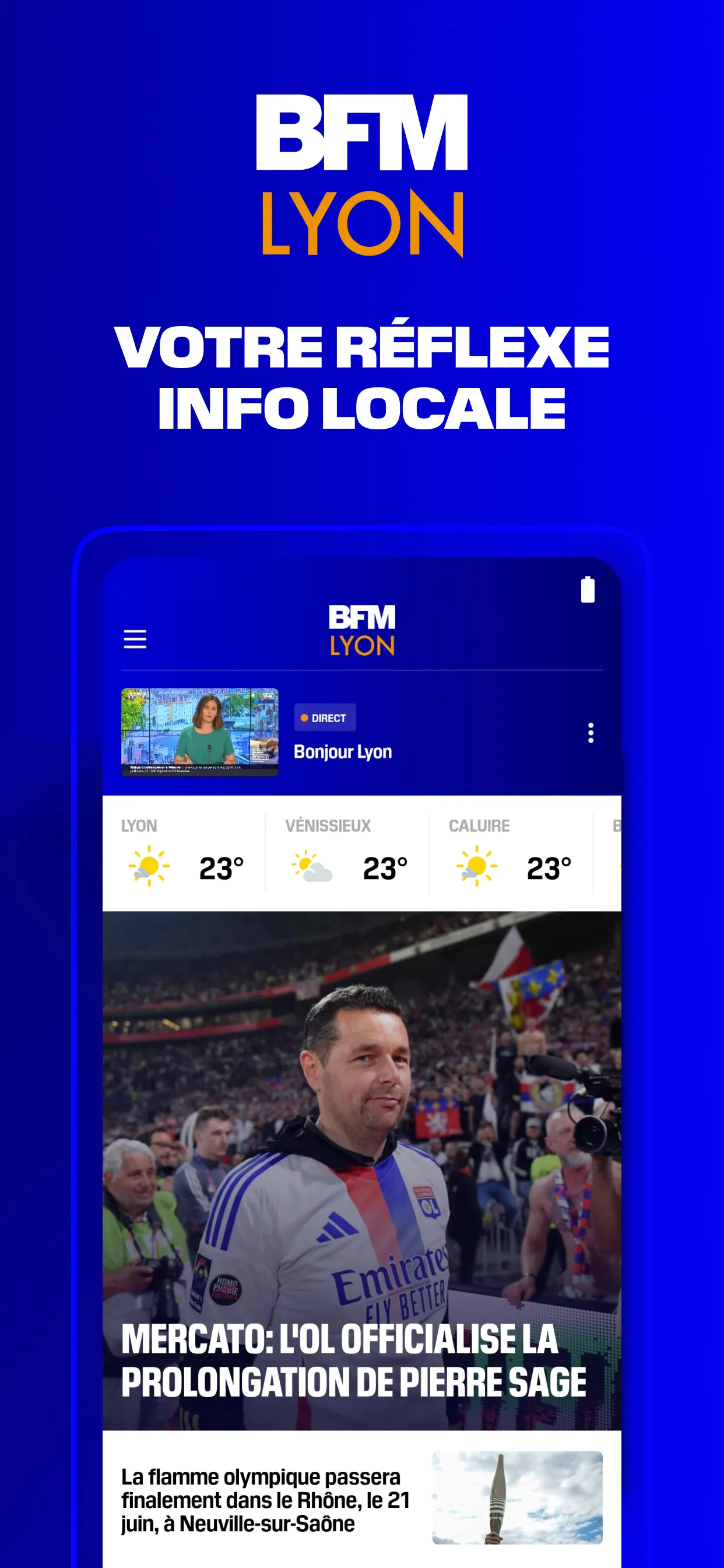 BFM Lyon - news et météo | Indus Appstore | Screenshot