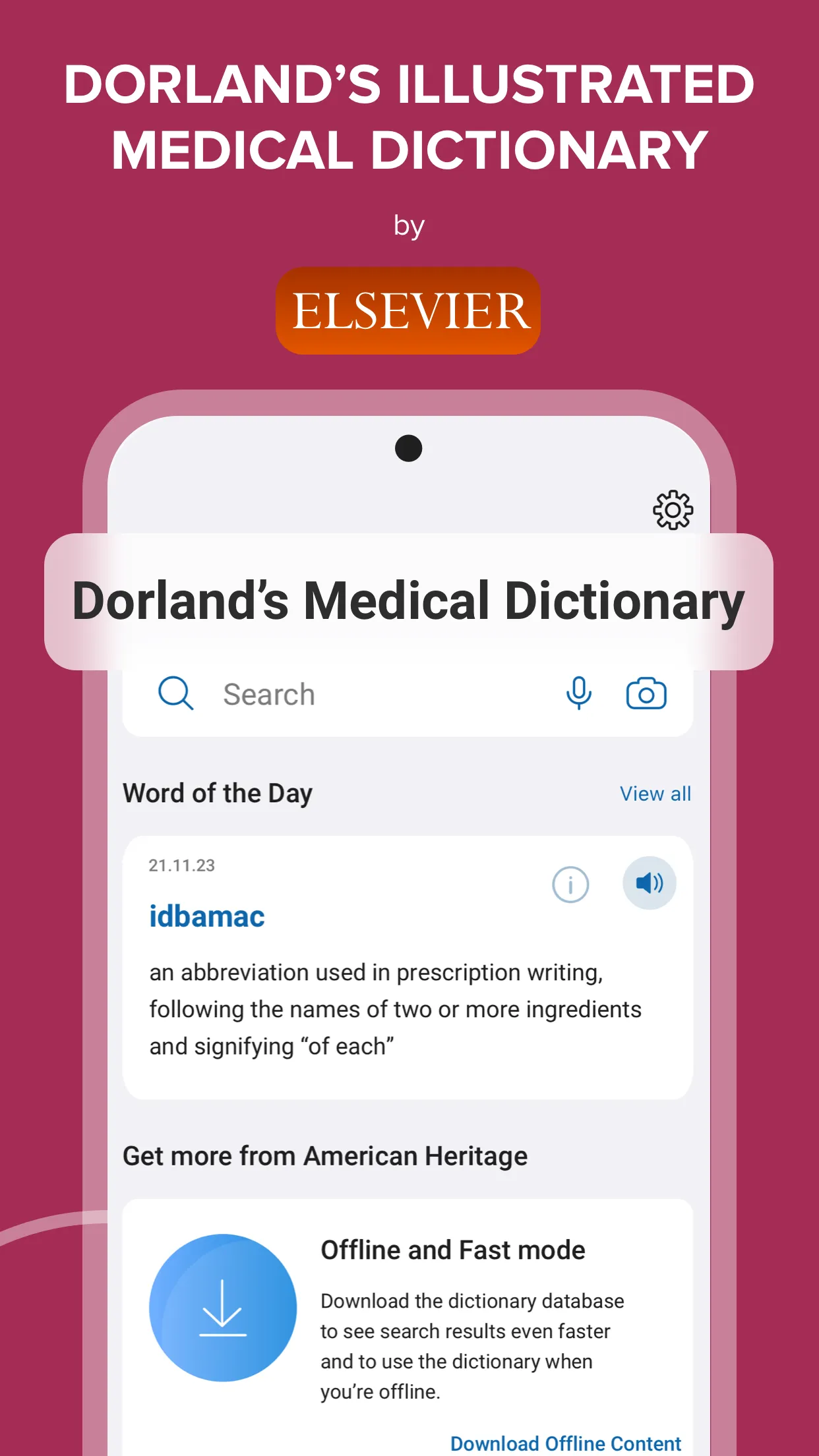 Dorland's Medical Dictionary | Indus Appstore | Screenshot