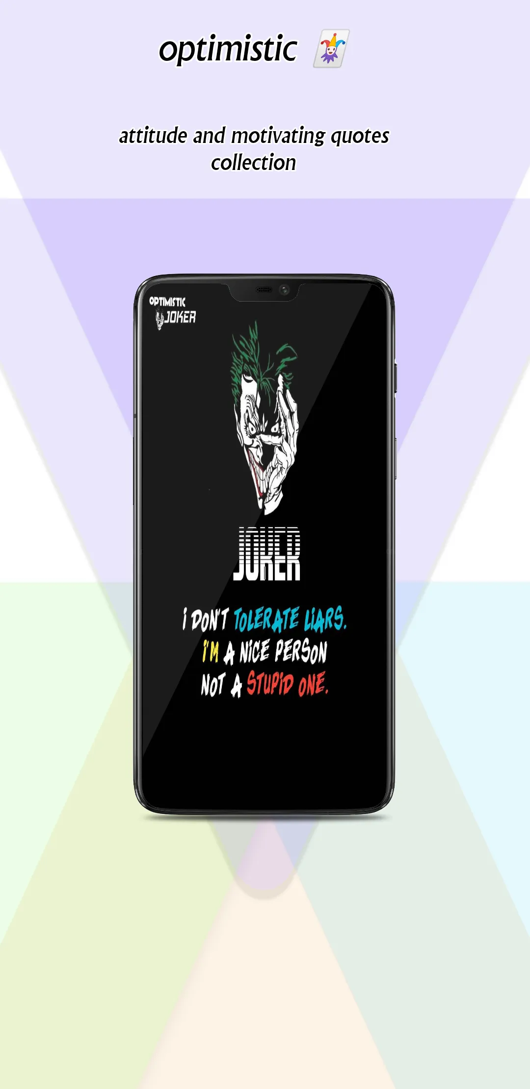 Optimistic Joker Quotes | Indus Appstore | Screenshot