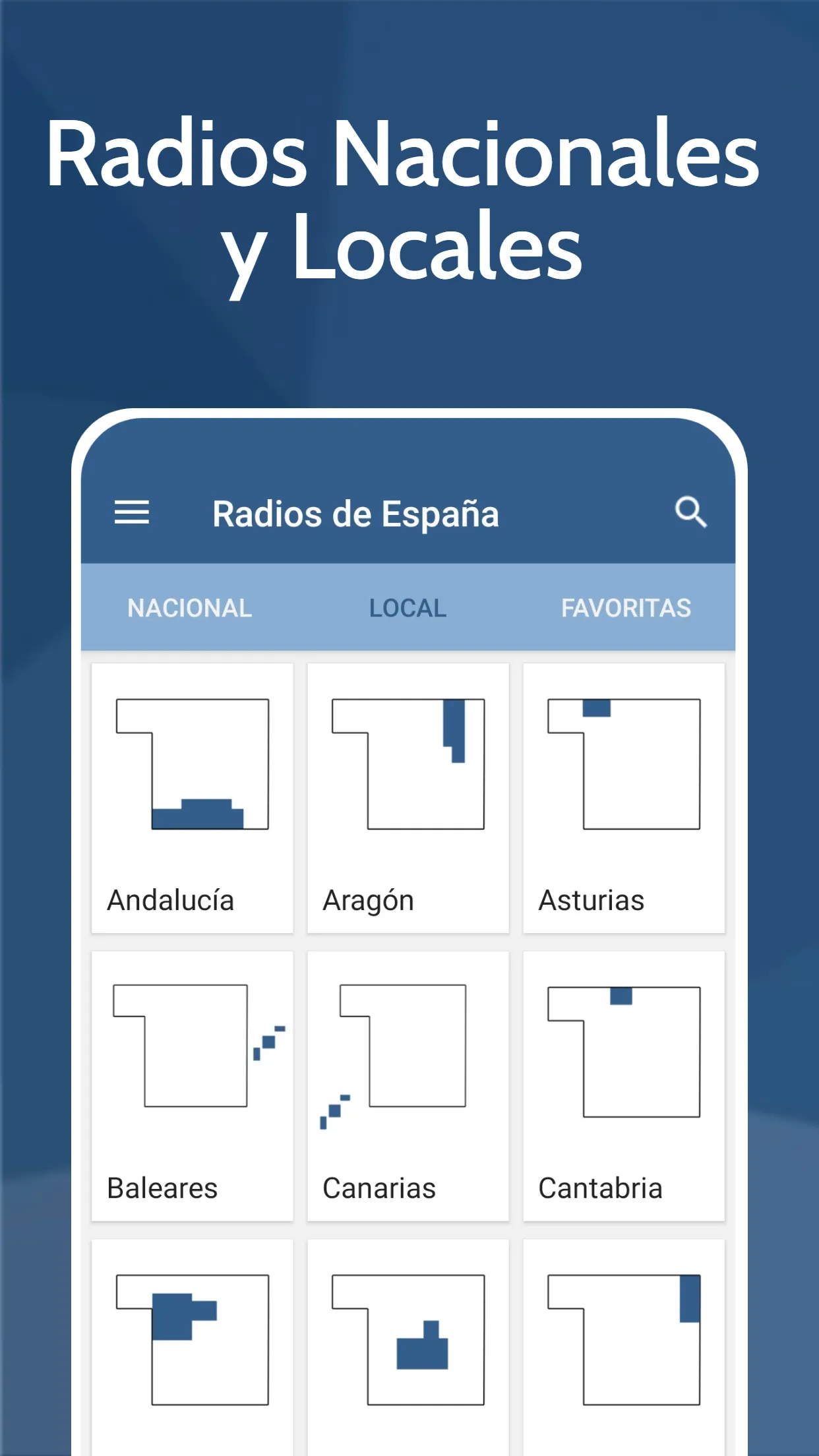 Radios de España - Emisoras FM | Indus Appstore | Screenshot