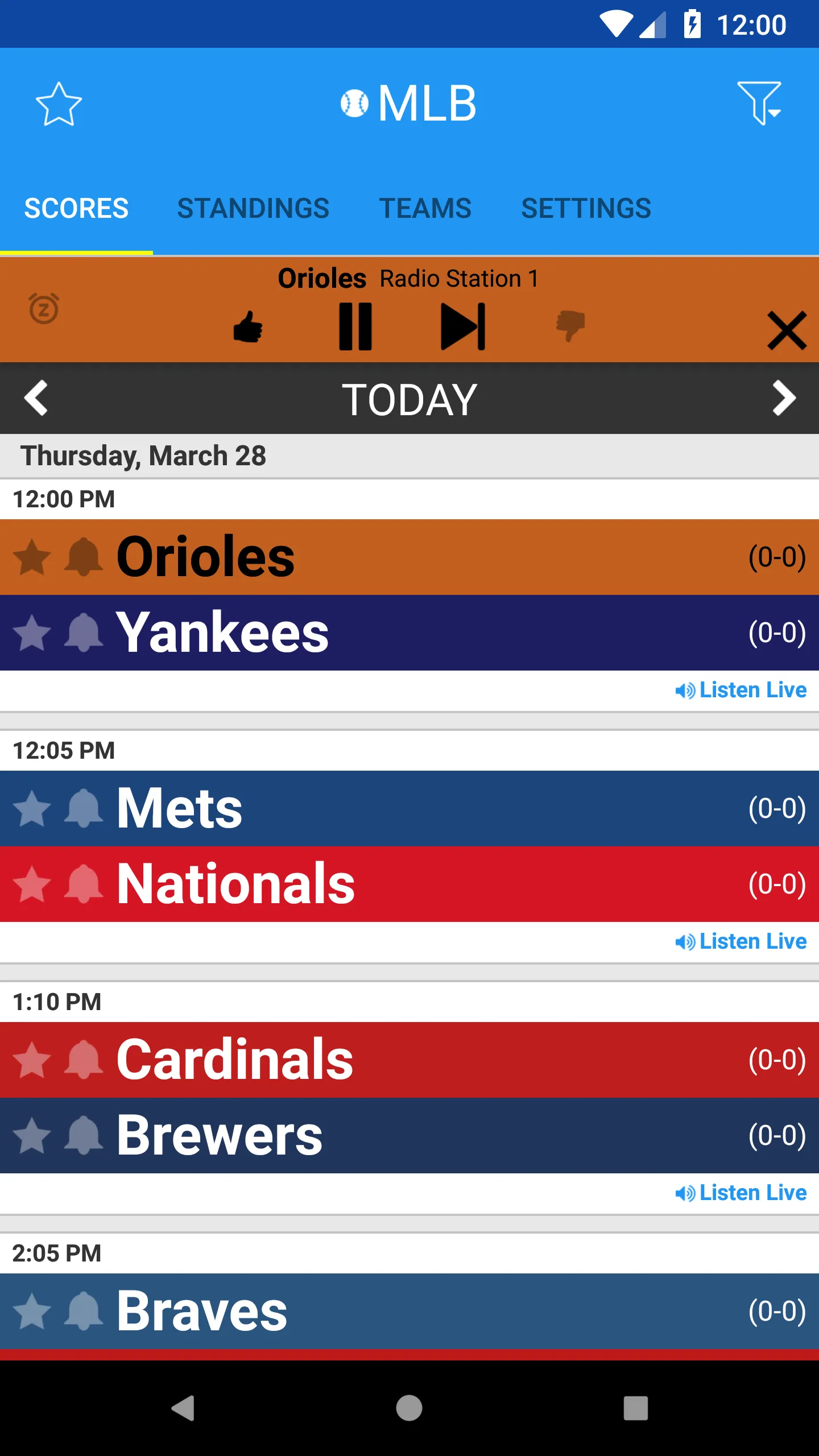 Pro Baseball Radio | Indus Appstore | Screenshot