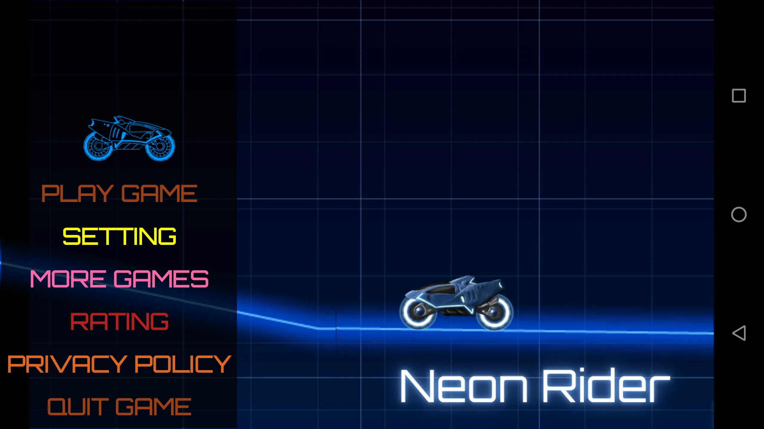 Neon Rider | Indus Appstore | Screenshot