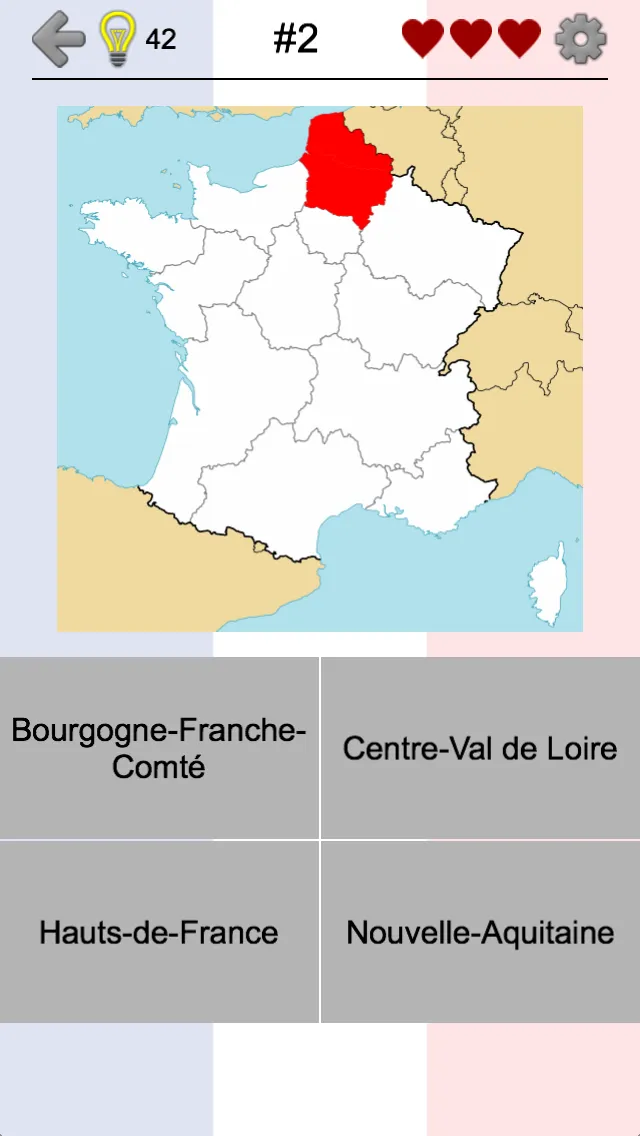 French Regions: France Quiz | Indus Appstore | Screenshot