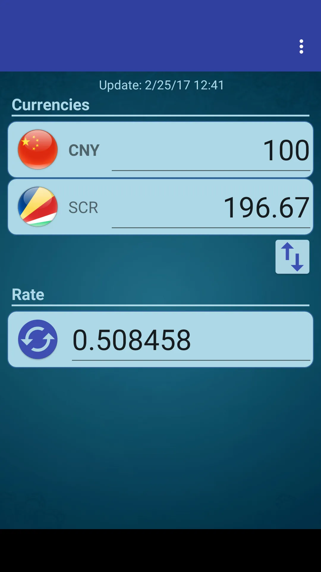 CHN Yuan x Seychelles Rupee | Indus Appstore | Screenshot